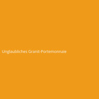 Unglaubliches Granit-Portemonnaie