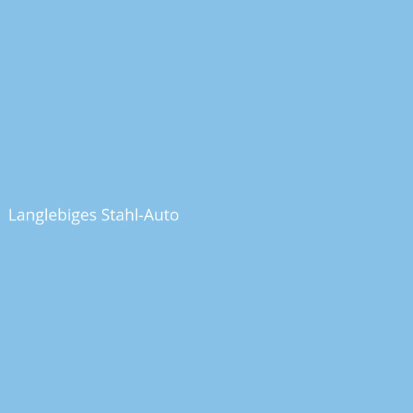 Langlebiges Stahl-Auto